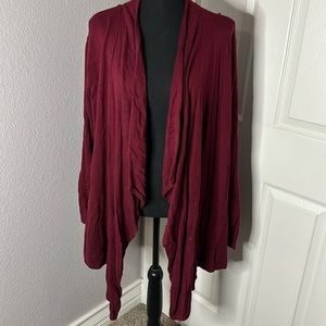 Laura Scott Red/Burgundy Sweater - Size XL
